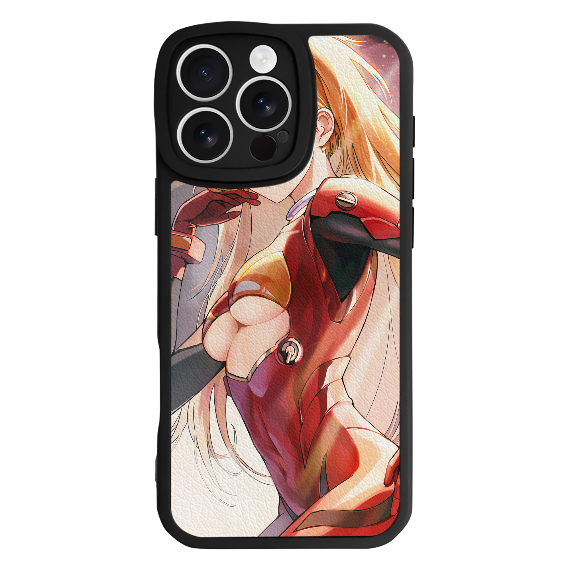 （画像用） EVA 新世紀エヴァンゲリオン 【iPhone 16シリーズ対応】シリコンスマホケース（レザー調） 材質：シリコン